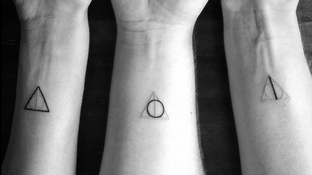Another Harry Potter fan Fine line Deathly Hallows