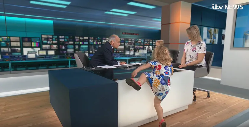 Mom Attempts On Air Interview With Kids, Immediately Regrets It