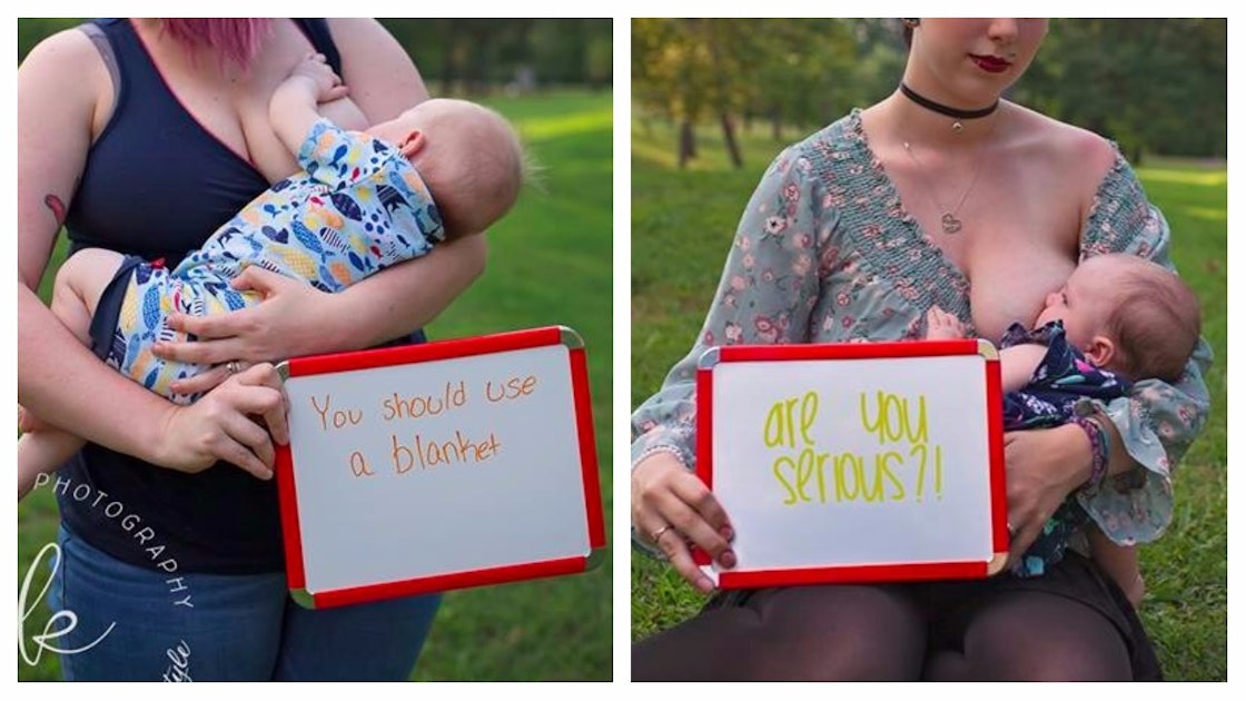 Breastfeeding Mom Points Out The Absurdity Of Being Shamed In A