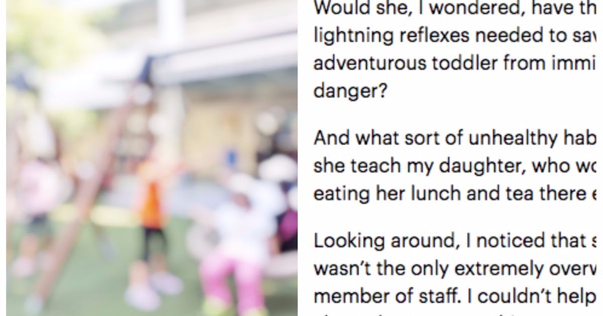 Mom Refuses To Send Toddler To Daycare With Extremely Overweight Teachers mom-refuses-to-send-toddler-to-daycare-with-extremely-overweight-teachers