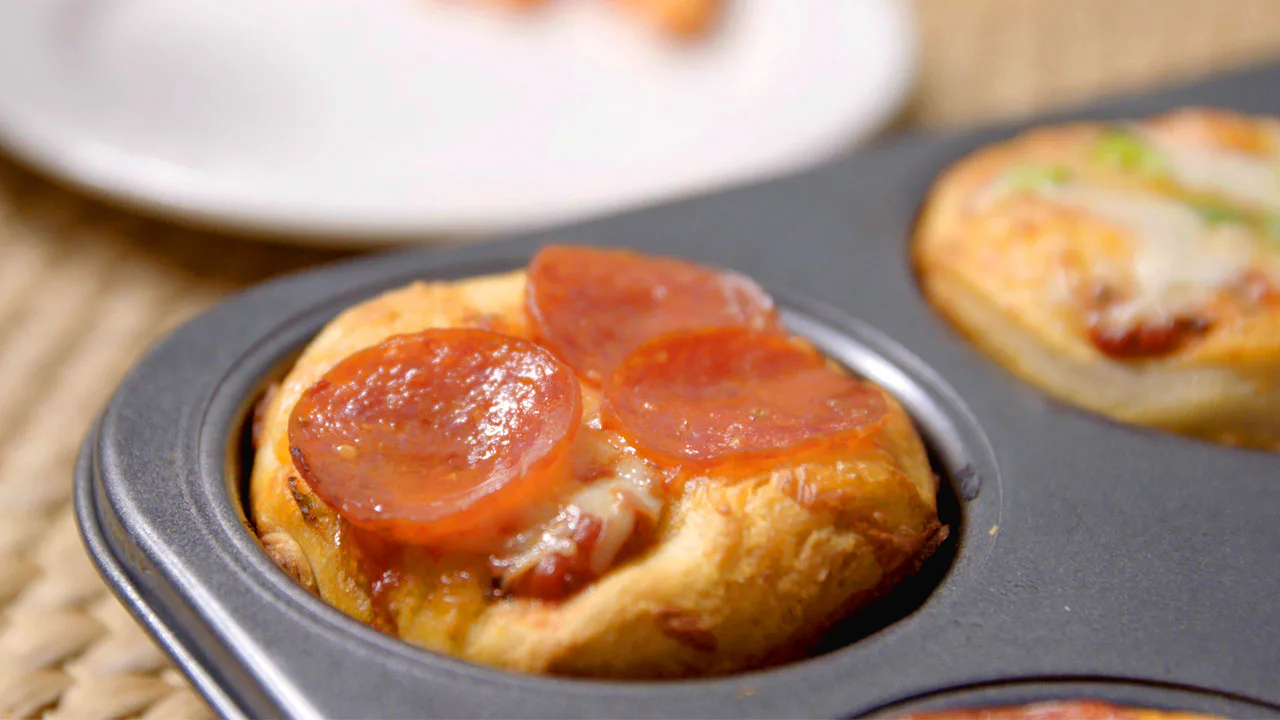 Pizza-Cupcakes sind das Beste seit geschnittenem Brot. Lecker, Brot.