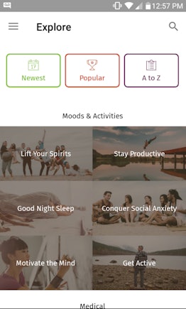 App for moods and activities 