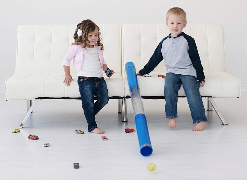 Toy Car and Ball Tunnel Ramp