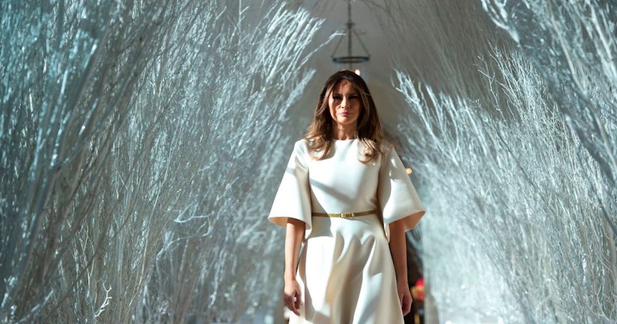 Melania Gives Cryptic Marriage Hint In White House Christmas Decor