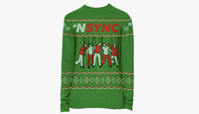 Nsync christmas outlet sweatshirt