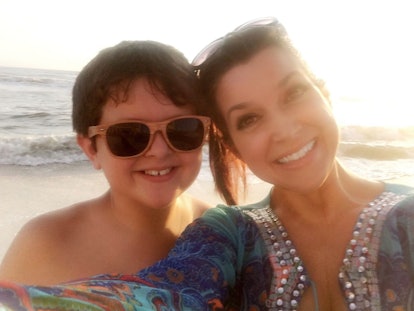 A mom and daughter at Panama City Beach