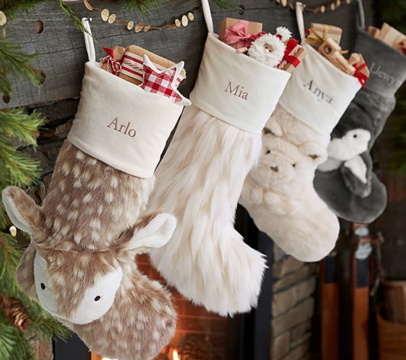 Kill Bambi’s whole family Christmas socks with the names Arlo, Mia, Anya and Llewyn
