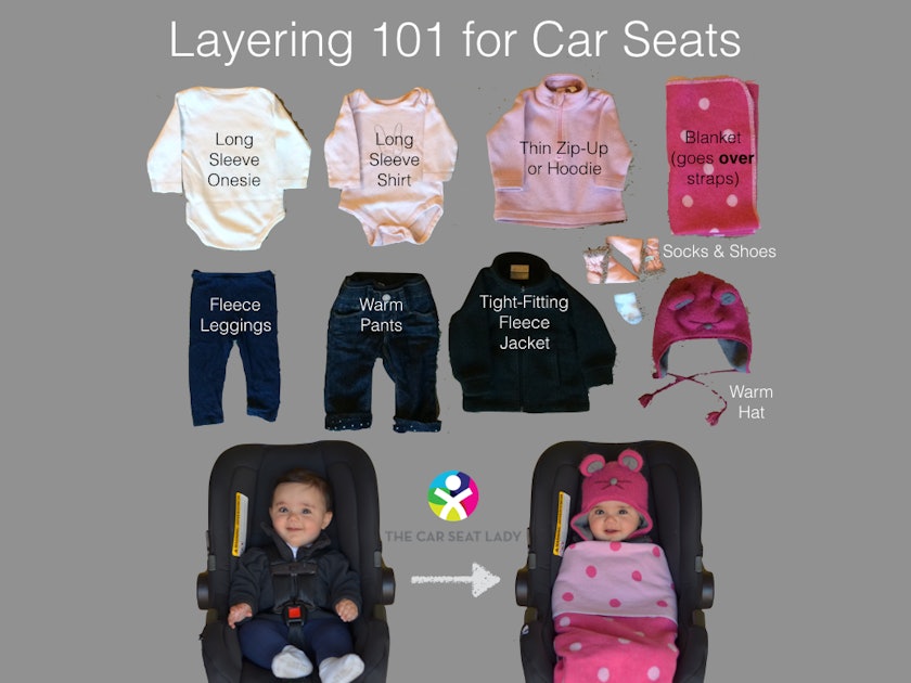 How To Keep Kids Toasty Without A Winter Coat In Their Car Seat
