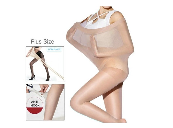 Wish.com Advertised Plus-Size Tights by Stretching Them Over Thin Models