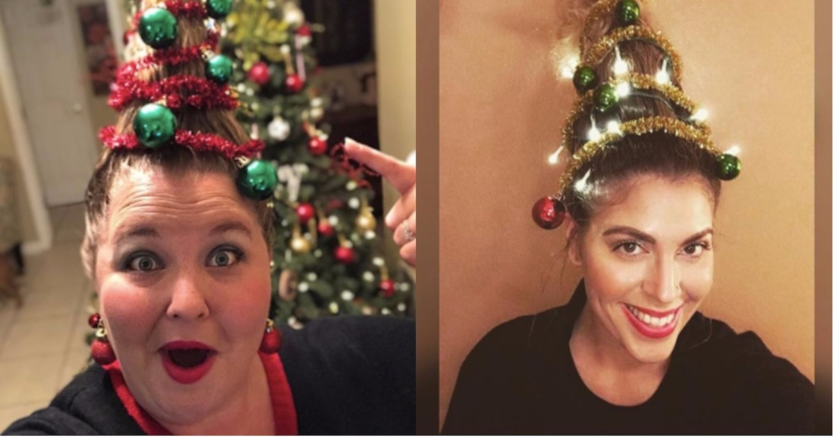 Be The Extra Mom At The Holiday Party With Christmas Tree Hair