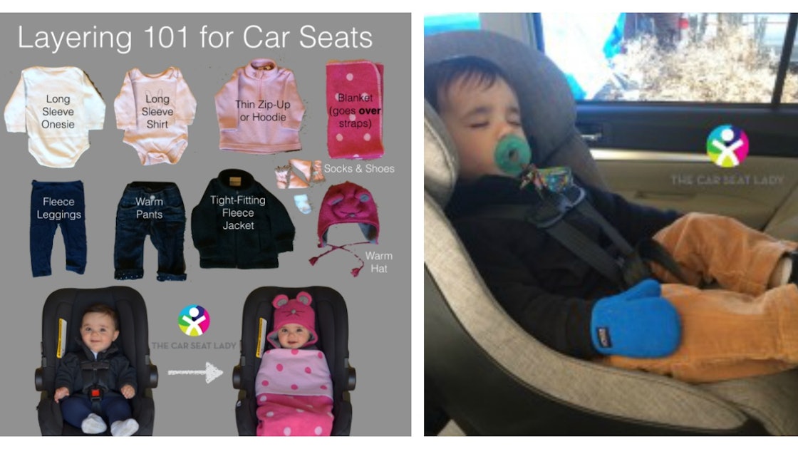 Car Seats for the Littles - Puffy winter coat in the car seat? No