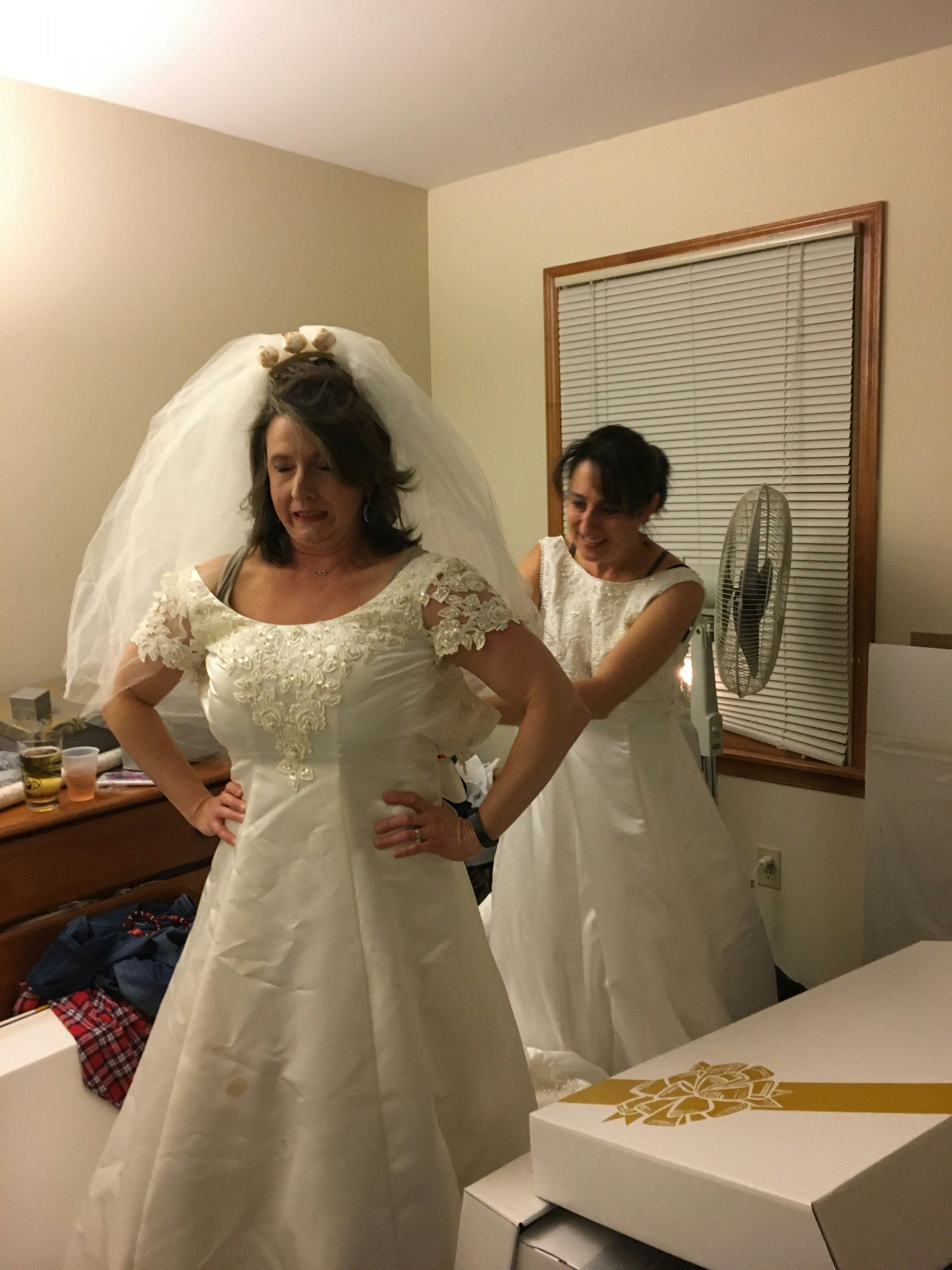 A Wedding Dress Party Is The Very Best Kind of Party