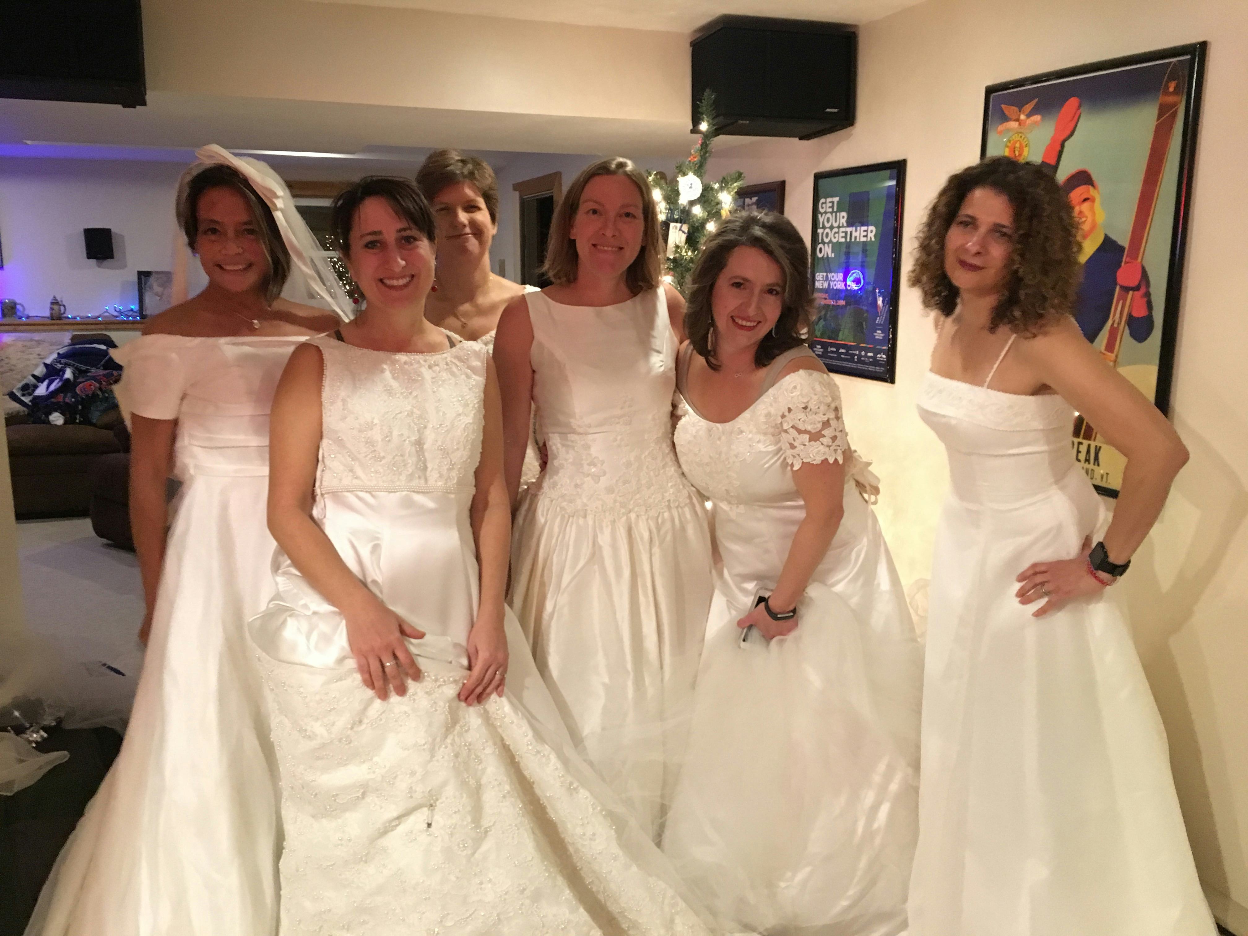 A Wedding Dress Party Is The Very Best Kind of Party