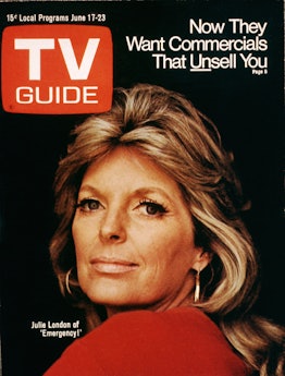 Awesome Things From The 80s Kids Today Will Never Know: Julie London on the cover of TV Guide