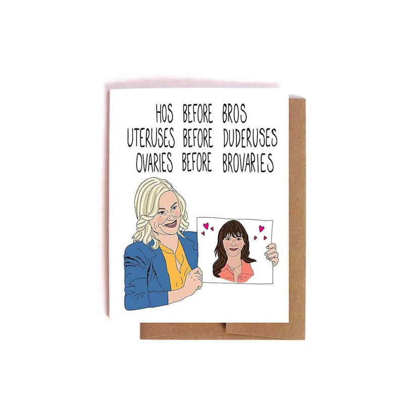 Leslie Knope Ann Perkins Galentine's Day Card