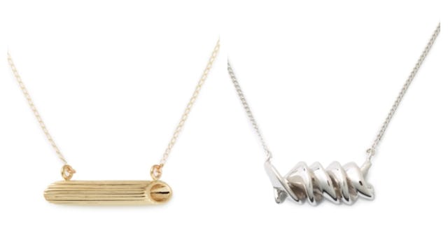 pasta necklaces