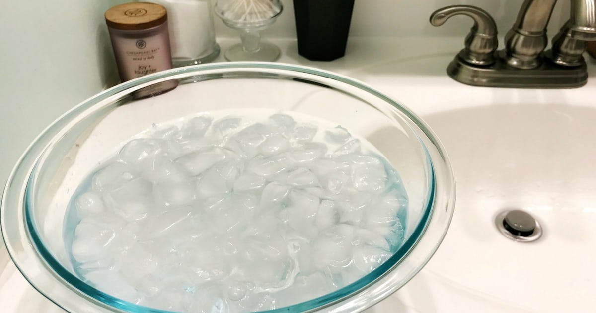 What Happened When I Gave Myself An Ice Bath Facial