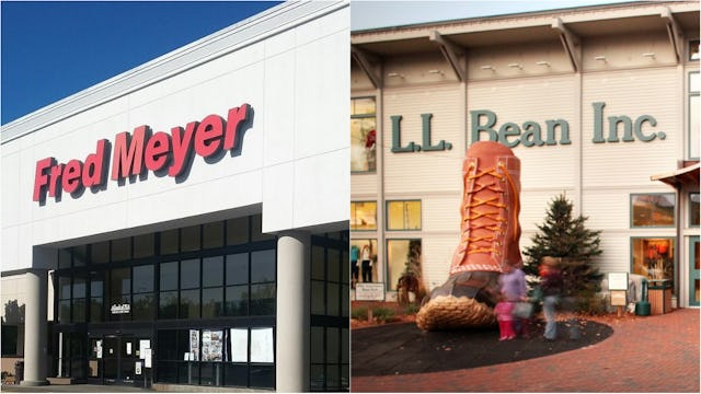 Fred Meyer and L.L. Bean stores