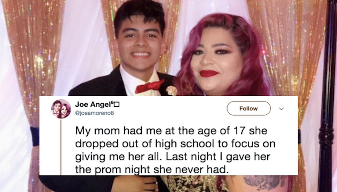 High Schooler Takes Mom To Prom And The Internet Can’t Handle The Sweetness