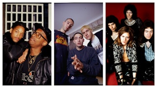 Side By Side Of DJ Jazzy Jeff And The Fresh Prince, The Beastie Boys and Queen