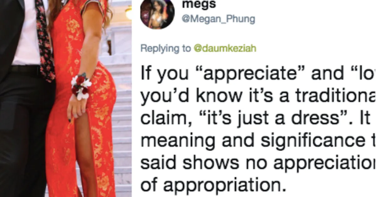 chinese prom dress appropriation Is a Chinese-Style Prom Dress Cultural Appropriation?