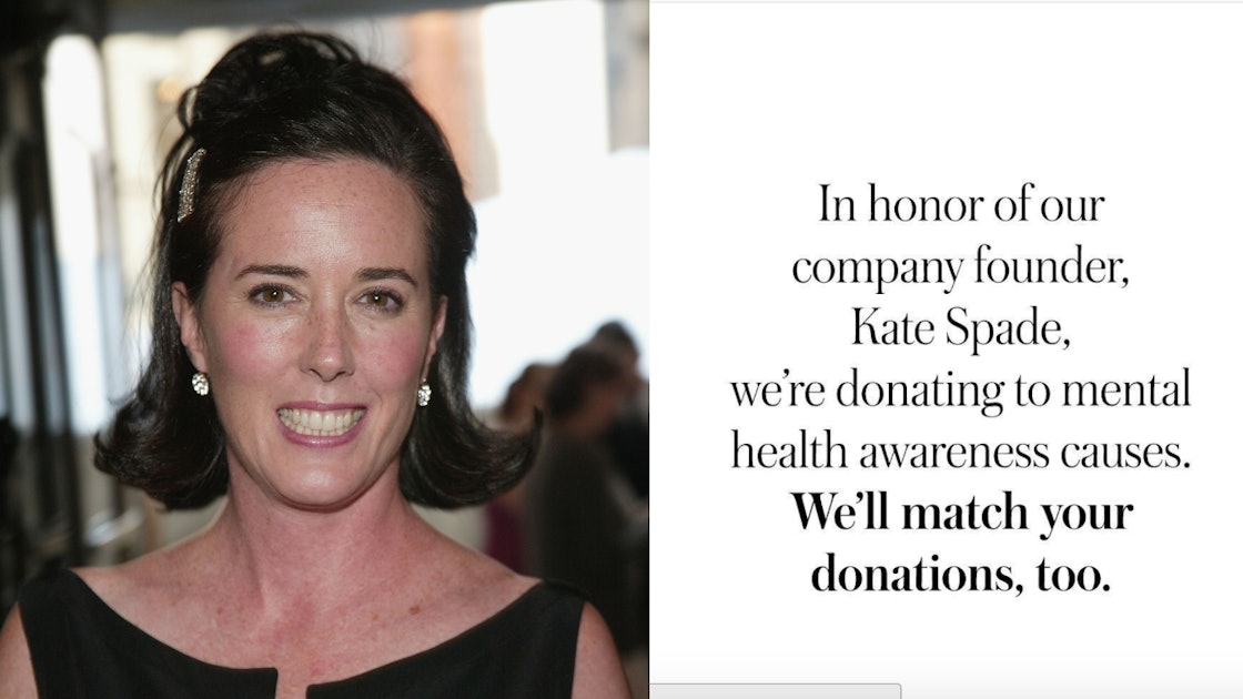 Kate Spade New York fulfills $1 million mental health pledge