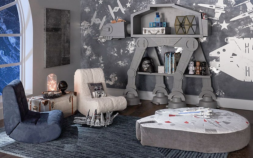 Items From The Star Wars Pottery Barn Collection: Star Wars inspired playroom.