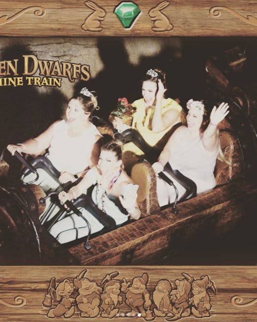 Kristen Mae's memory photo from a Seven dwarfs mine train ride 