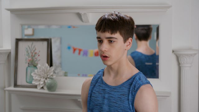 son going through puberty