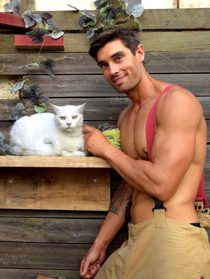 Australian Firefighters Holding Cats Make A Calendar Australian Firefighters Holding Cats Make A Calendar
