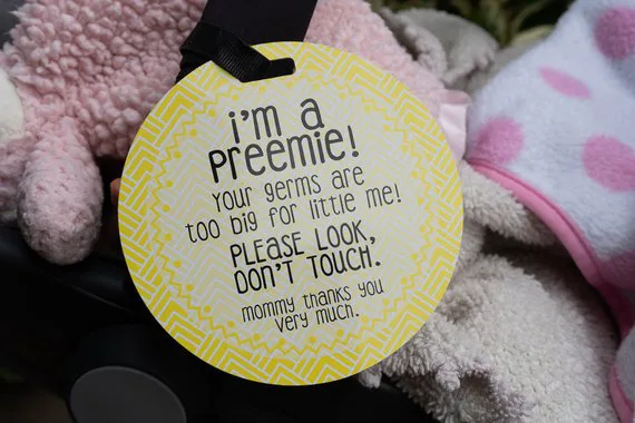 ‘No Touching’ Signs Help Parents Keep Babies Safe From Pawing Strangers
