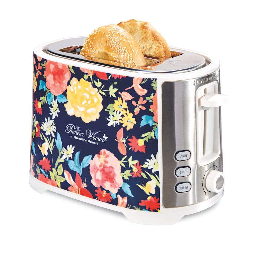 The Pioneer Woman Fiona Floral Extra-Wide Slot 2-Slice Toaster