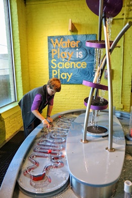 Hands-on exhibit at Kentucky Science Center