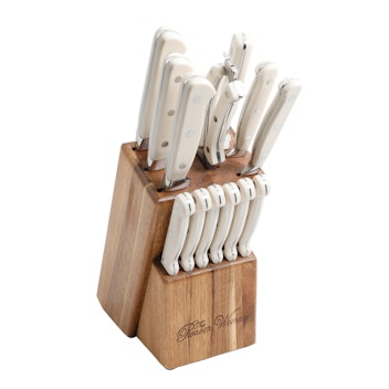 Frontier Collection 14-Piece Cutlery Set with Wood Block