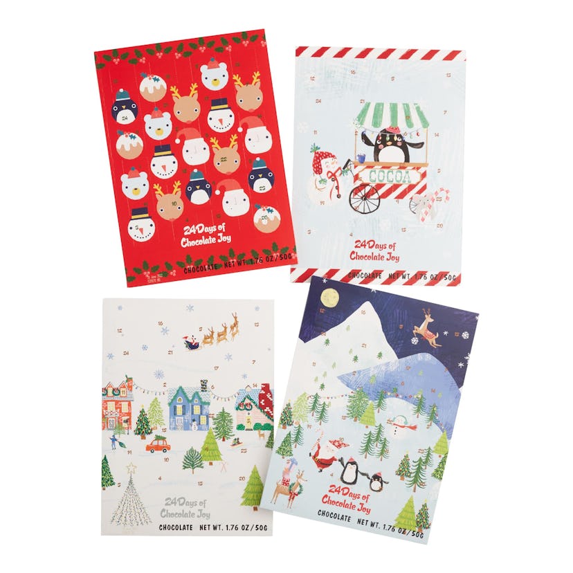 Wawi Chocolate Advent Calendar Set Of 4