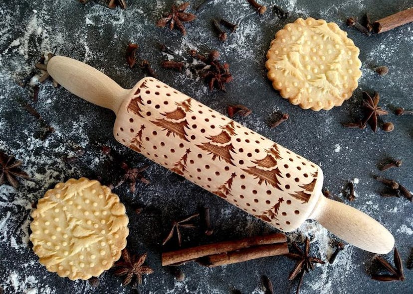 Christmas Tree Rolling Pin