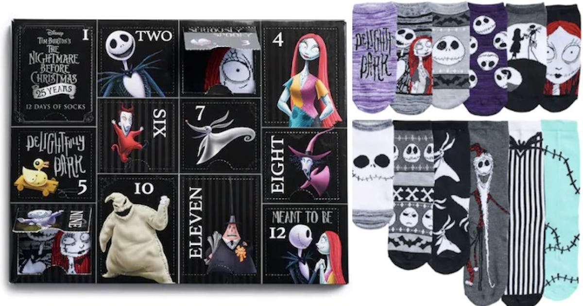 This ‘Nightmare Before Christmas’ Sock Advent Calendar Is Only 20