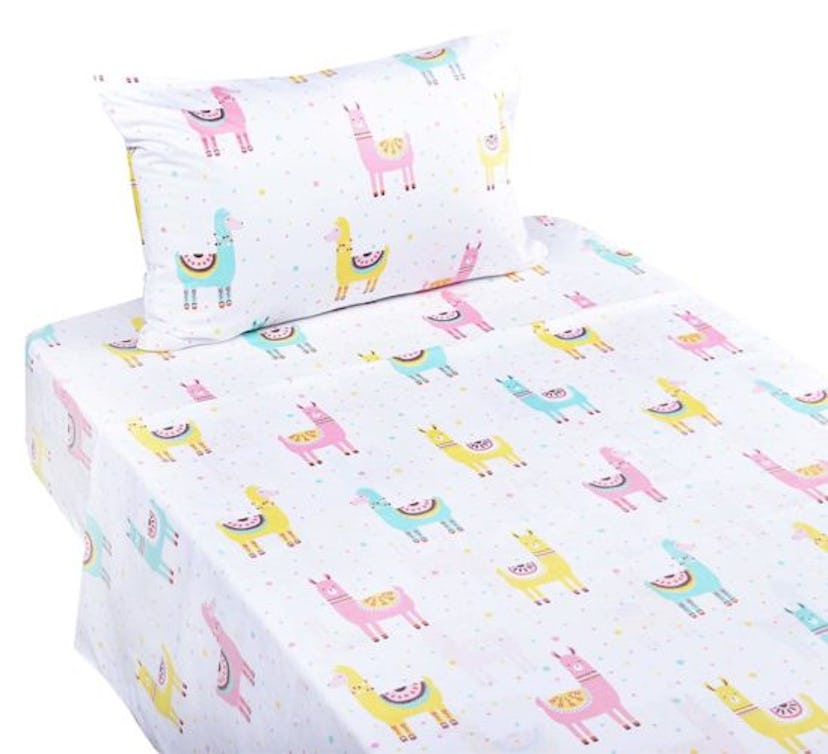 Llamas Flannel Sheet Set