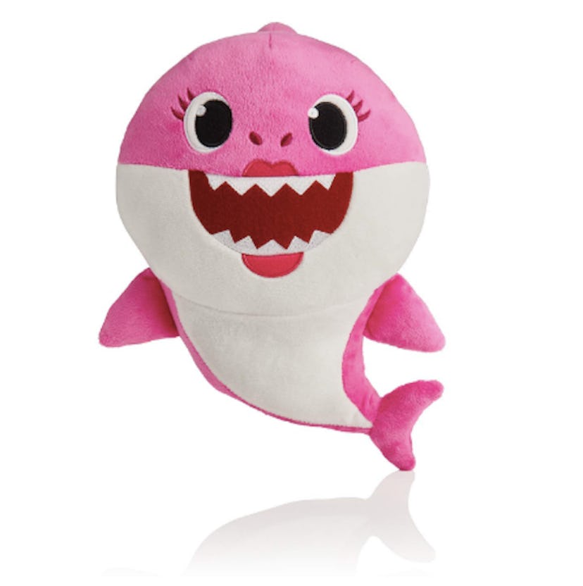  A pink singing  "Baby Shark" plush