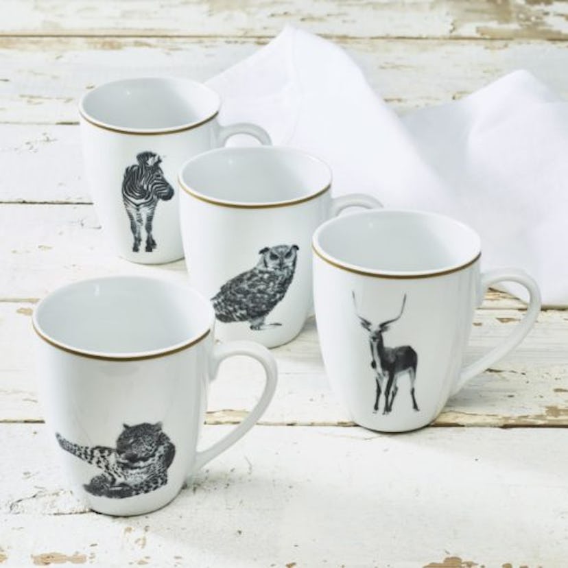 Wild Animal Porcelain Mug Collection