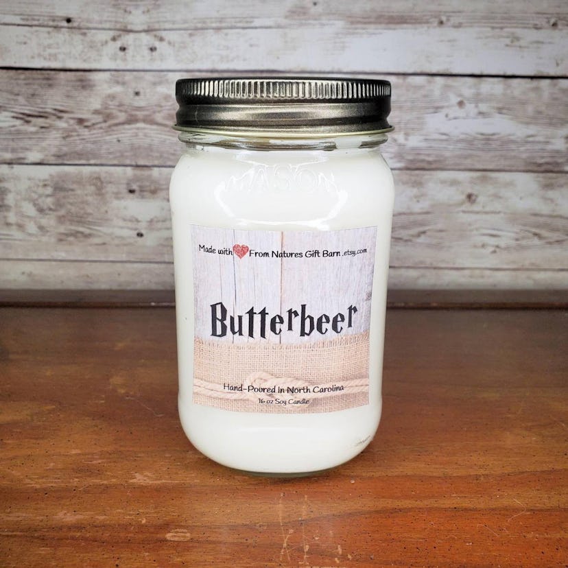 Butterbeer Harry Potter Inspired Candle