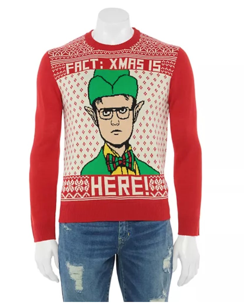 Dwight Elf Christmas Sweater