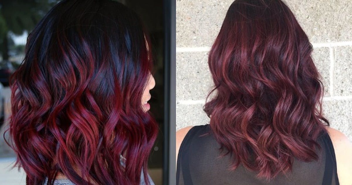 This Red Wine Hair Trend Is Gorgeous And Literally Made For Moms