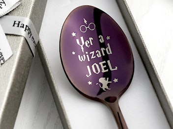 Yer a wizard Personalized Spoon