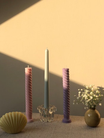 Interlude Candles Spiral Taper Candles (Pack of 3)