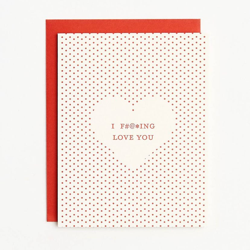 I F*cking Love You Greeting Card