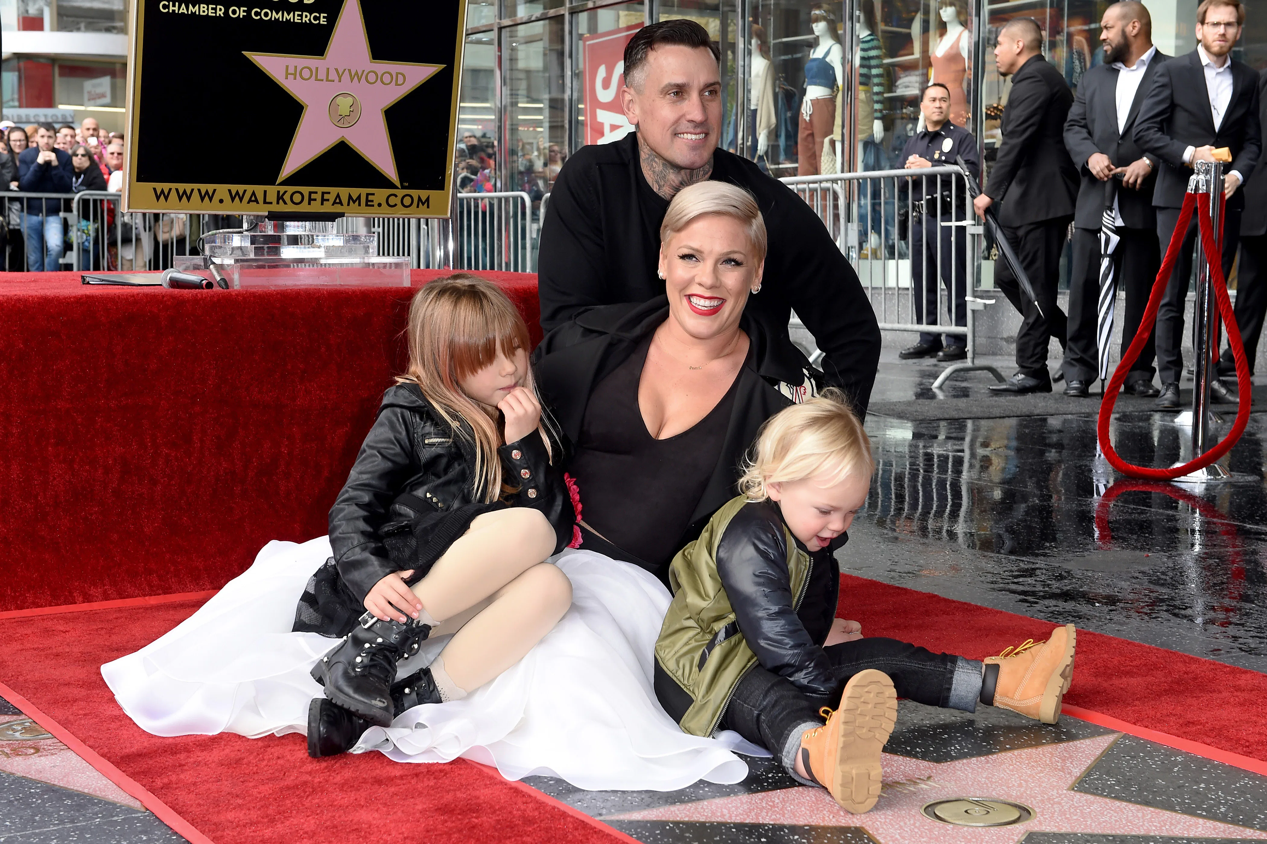 Pink’s Fam Looks Like Rock And Roll Royalty Celebrating Her Walk Of ...