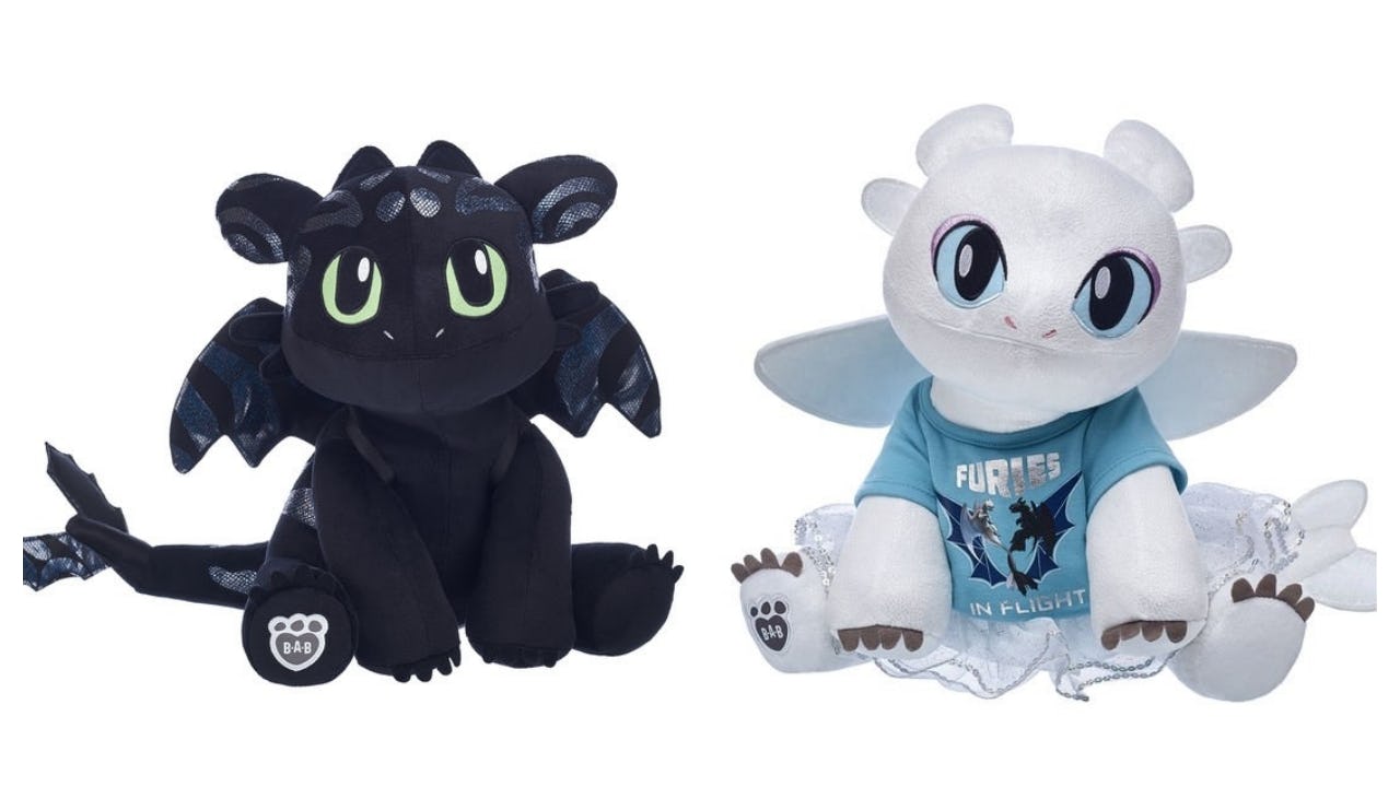 Build a bear on sale train your dragon