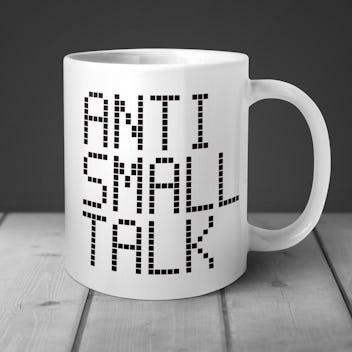 Sid Spidersnake Anti Small Talk Mug