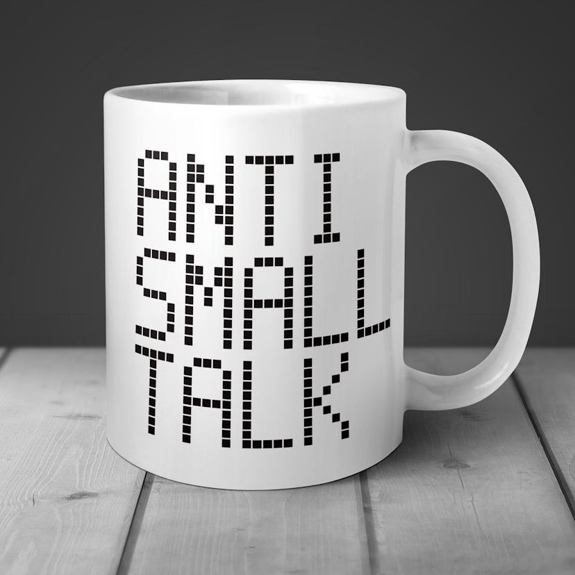 Sid Spidersnake Anti Small Talk Mug